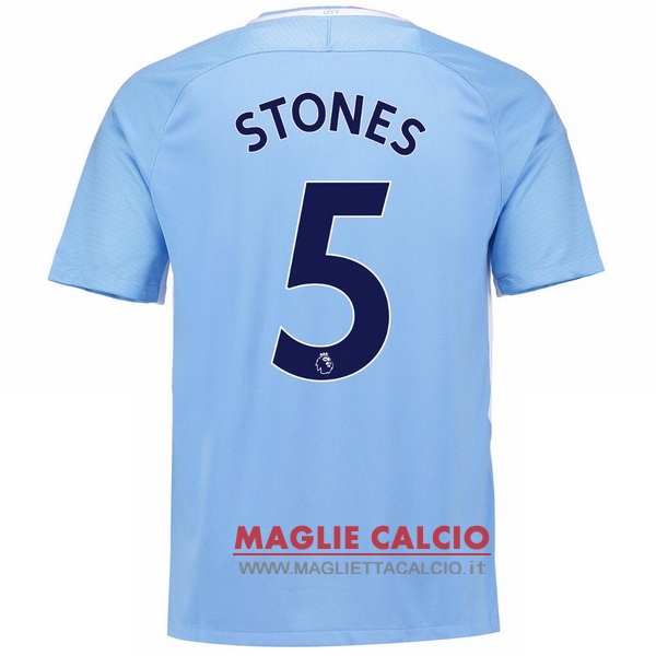 maglietta manchester city 2017-2018 stones 5 prima